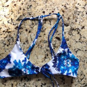 Colorful bathing suit top